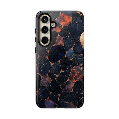 Dark Midnight Terrazzo Phone Case for iPhone, Google Pixel, Samsung
