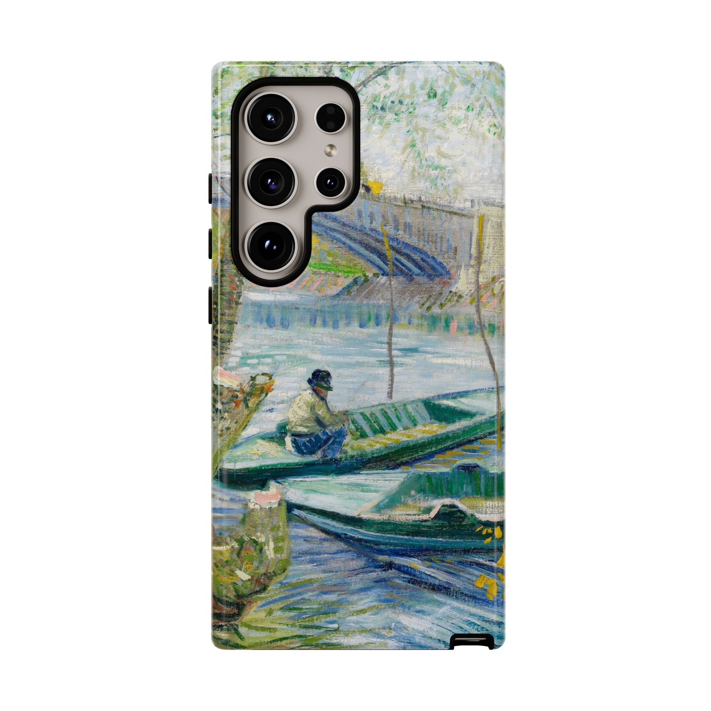 Vincent Van Gogh Fisherman Painting Phone Case - Art Case for iPhone, Samsung & Google Pixel
