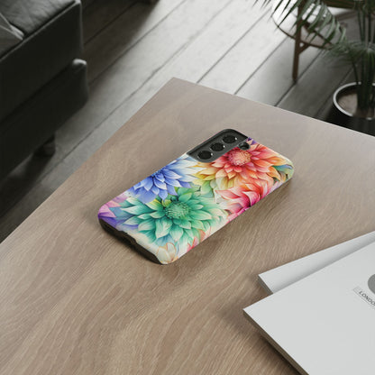 Rainbow Bloom Mandala Floral Mobile Case