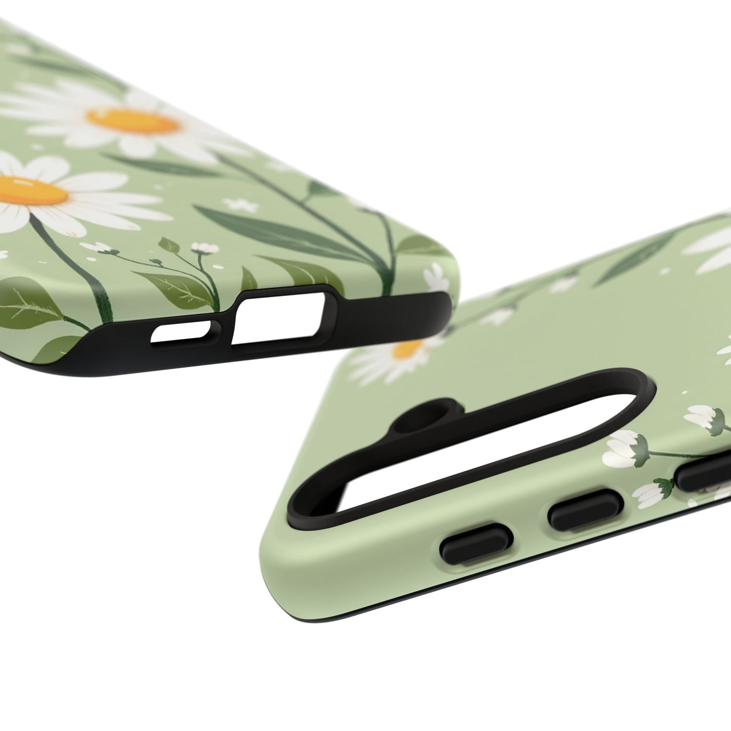 Green Floral Case, Daisy Pattern Design, Iphone Case Design, Perfect Gift For Her