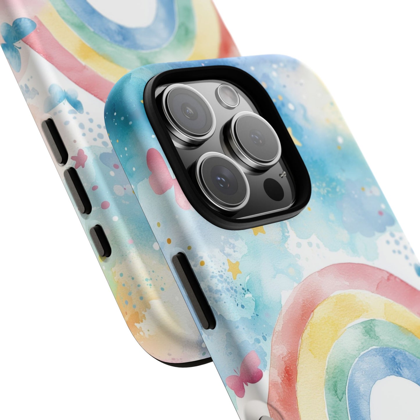 Mystic Splash Rainbow Watercolor Phone Case for iPhone, google Pixel & Samsung