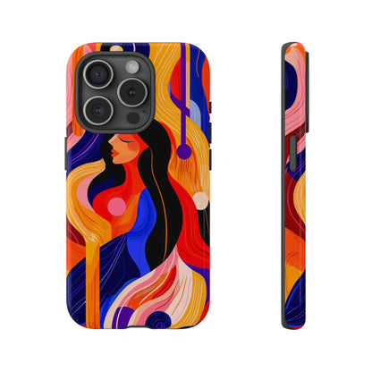 Muse in Motion – Abstract Goddess Phone Case for iPhone, Samsung & Pixel