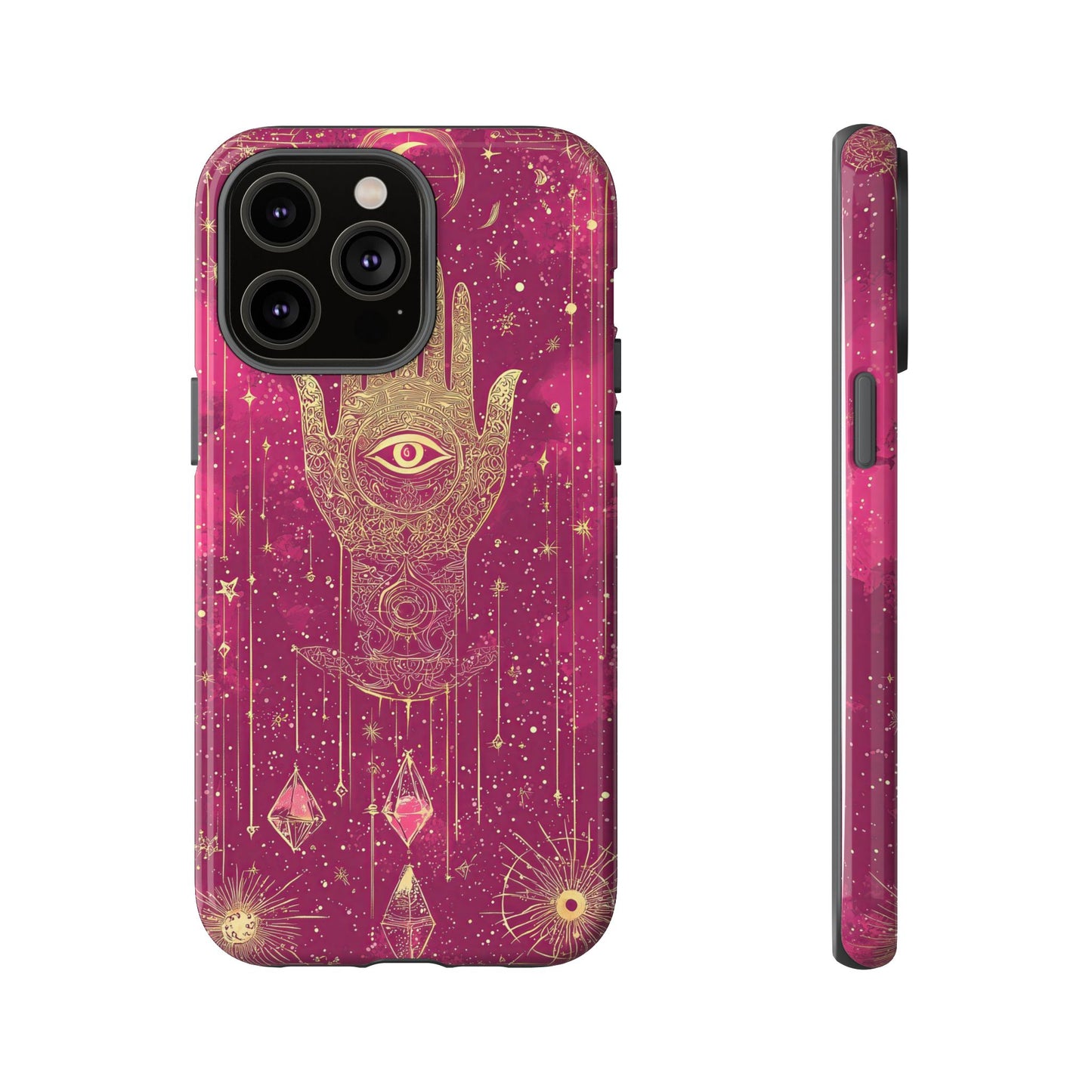 Cosmic Hamsa Boho Phone Case for iPhone, Pixel & Samsung