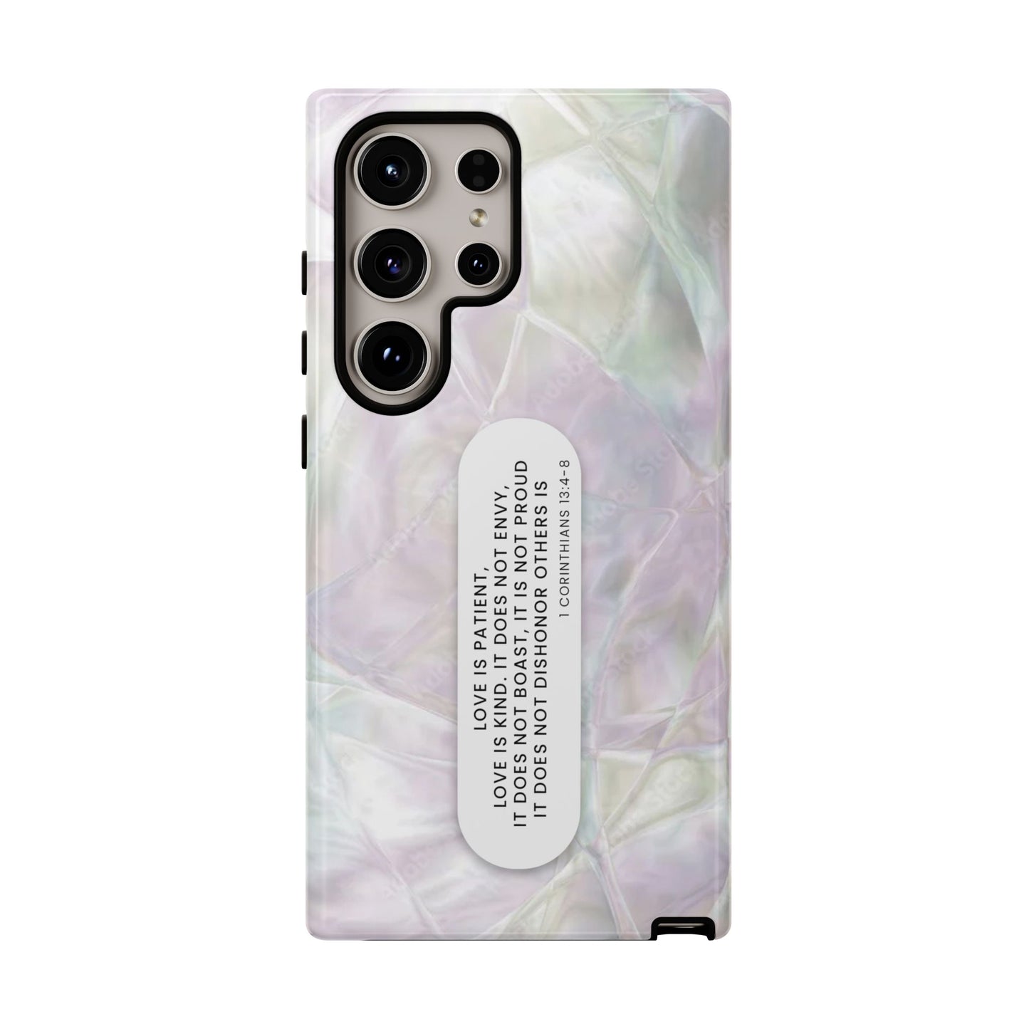 Customized Bible Verse Phone Case – Custom Christian Scripture Cover, Crystal Phone Case, Unique Gift for iPhone, Samsung  & Google Pixel – Protective & Stylish Cover"
