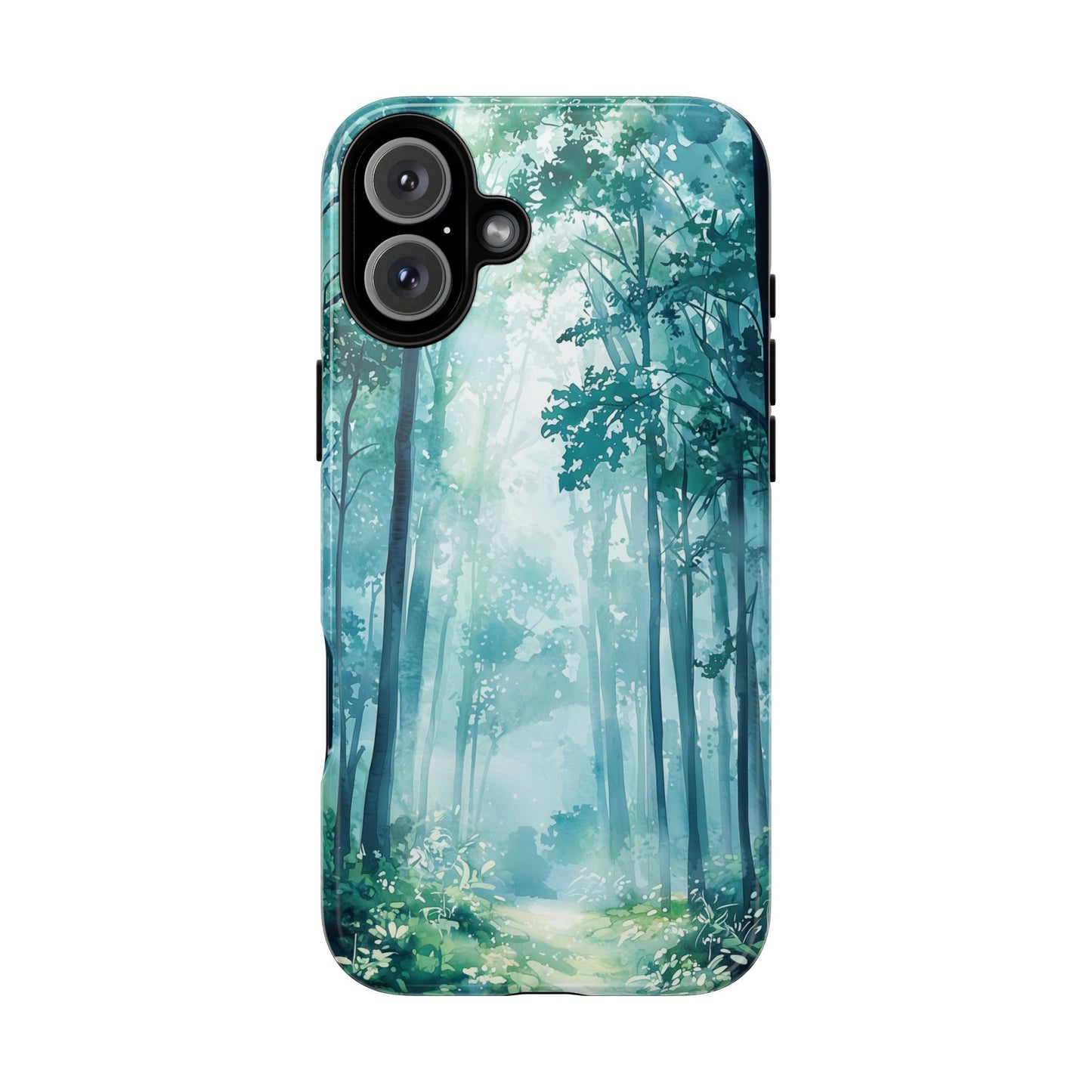 Enchanted Forest Dreamscape Watercolor Phone Case for iPhone, google Pixel & Samsung