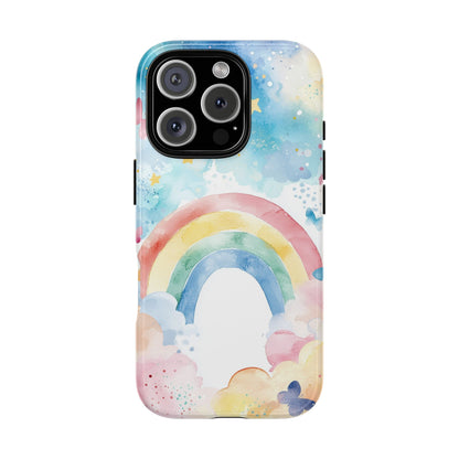 Mystic Splash Rainbow Watercolor Phone Case for iPhone, google Pixel & Samsung