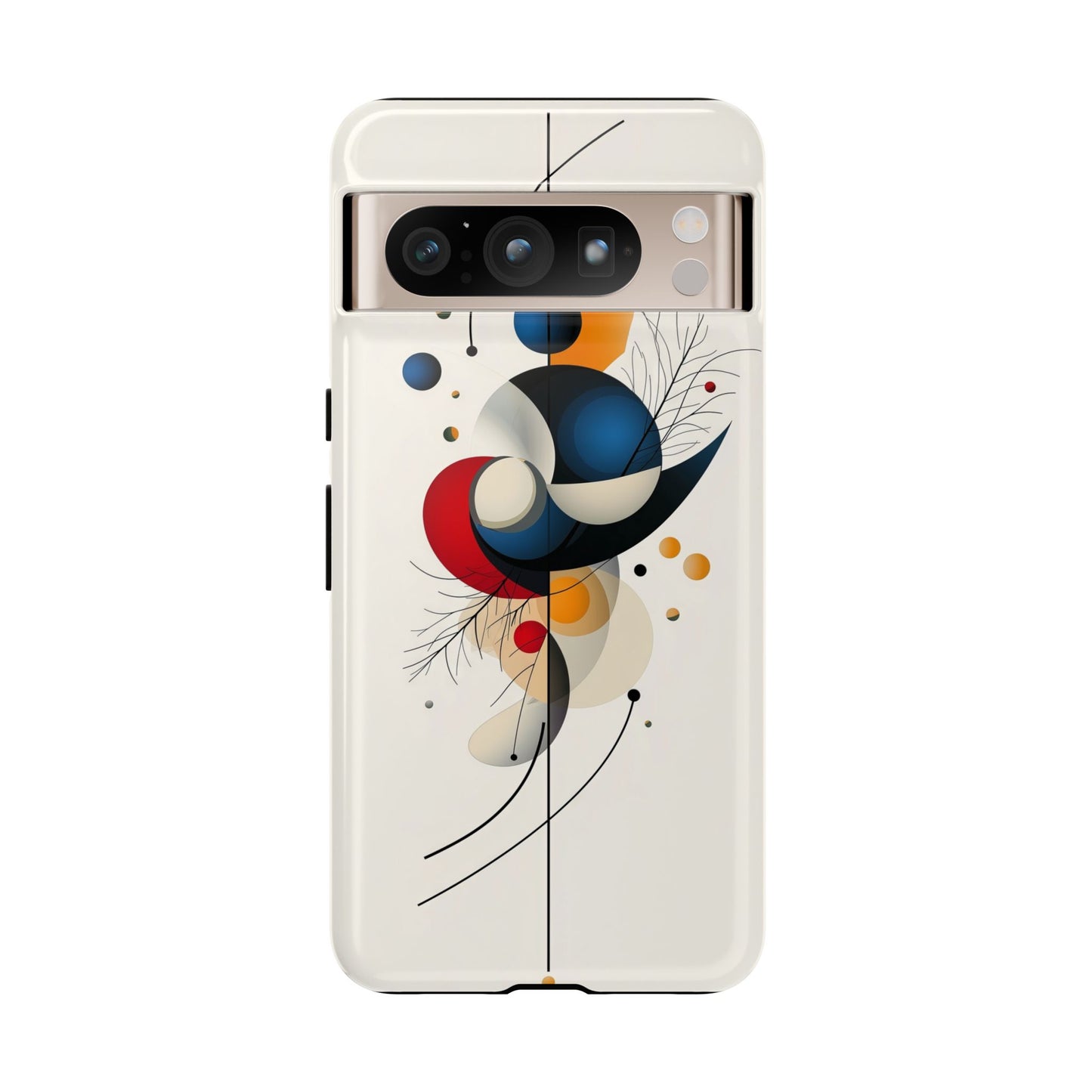 Celestial Balance – Abstract Geometric Phone Case for iPhone, Samsung & Pixel