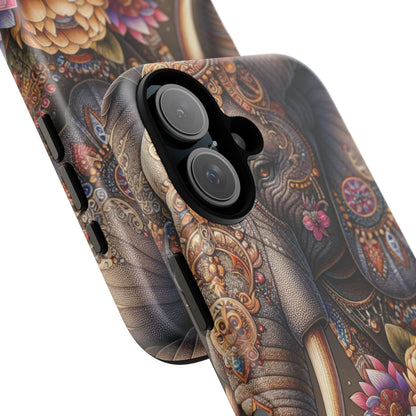 Royal Ornate Elephant Mobile Cover – Luxurious Bohemian Art