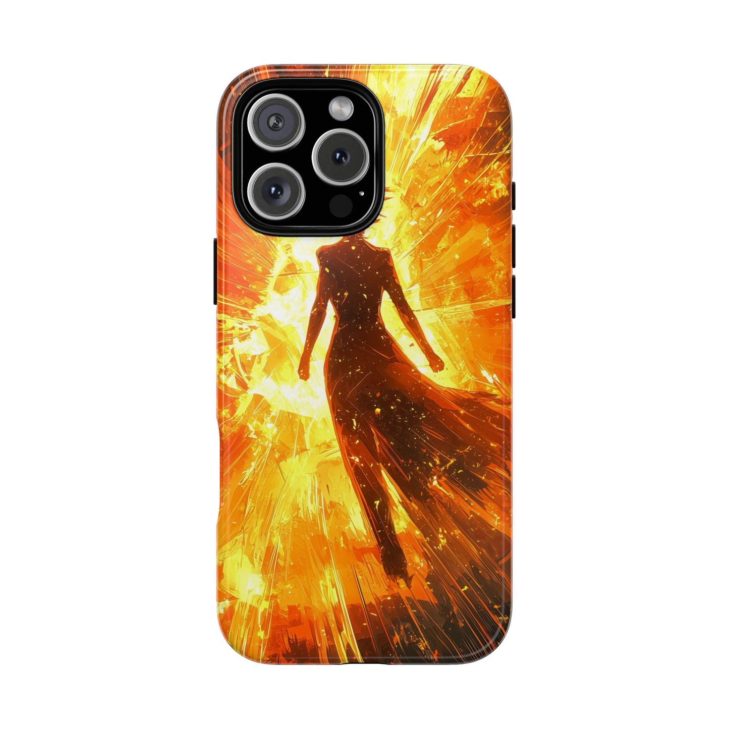 Solar Ascension | Silhouette of Fire Phone Case for iPhone, Samsung & Pixel