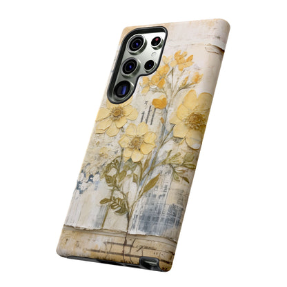 Vintage Botanical Floral Mobile Case