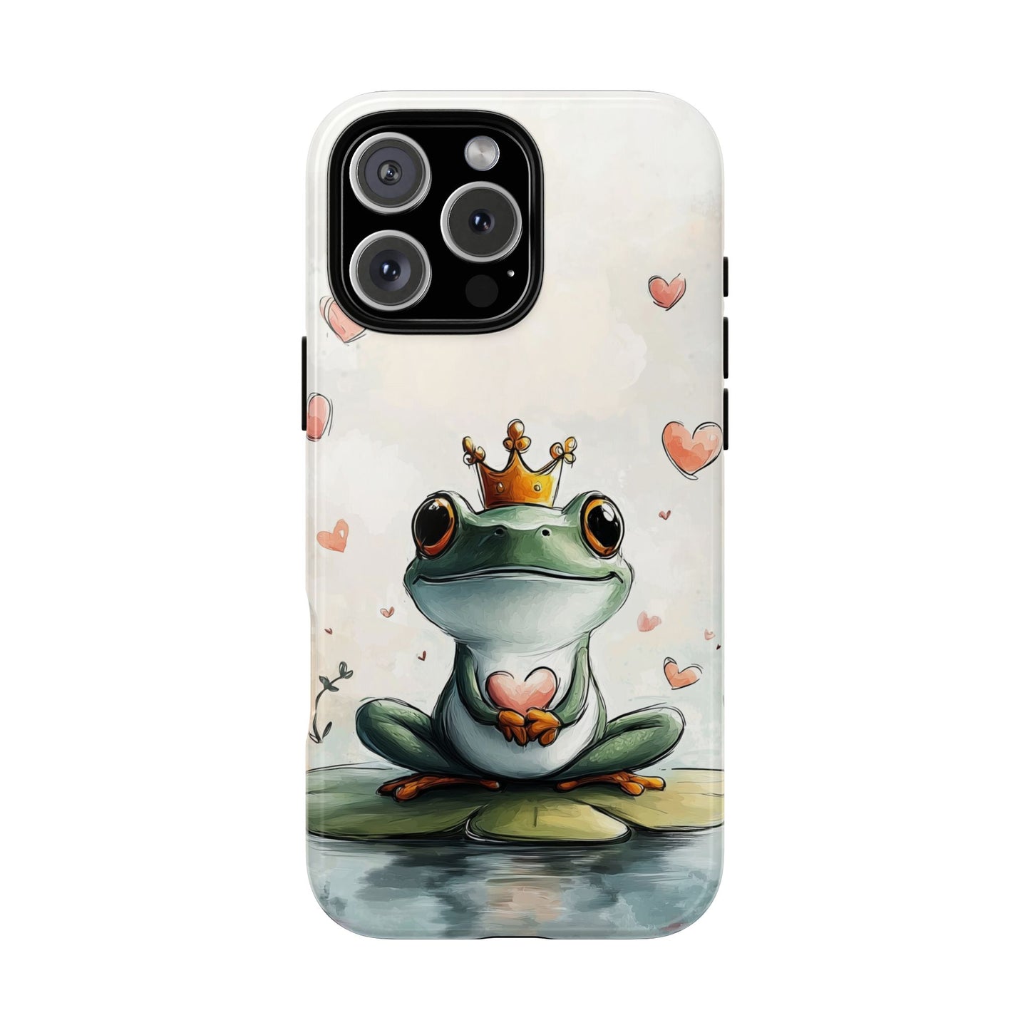 Frog Prince Phone Case – Cute Anime Aesthetic for iPhone, Google Pixel & Samsung