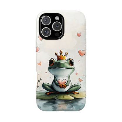 Frog Prince Phone Case – Cute Anime Aesthetic for iPhone, Google Pixel & Samsung