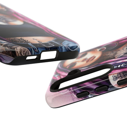 Tattooed Rebel – Gothic Cat Spirit Mobile Cover