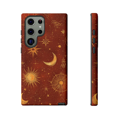 Terracotta Celestial Dreams Boho Phone Case for iPhone, Pixel & Samsung