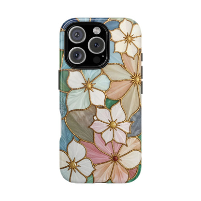 Floral Symphony: Stained Glass Elegance