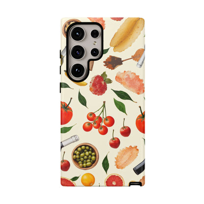 Fresh Fruits & Veggies Pattern Phone Case