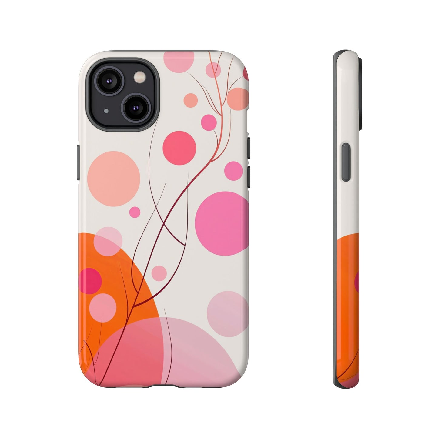 Blush Bloom – Abstract Floral Phone Case for iPhone, Samsung & Pixel