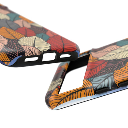 Colorful Abstract Leaves Pattern Design