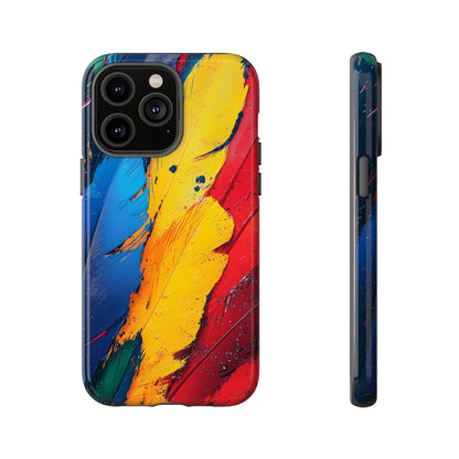 Tropical Macaw Feather Phone Case for iPhone, Samsung & Google Pixel