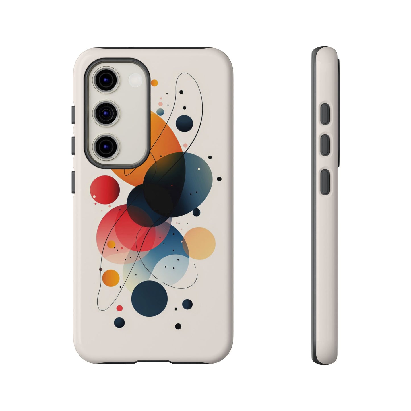 Galactic Echo – Abstract Minimalist Phone Case for iPhone, Samsung & Pixel