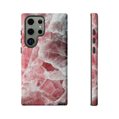 Rose Quartz Crystal Phone Case for iPhone, Samsung & Google Pixel