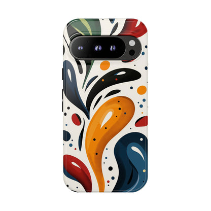 Fluid Pop Abstract Phone Case – Space-Inspired Art for iPhone, Samsung & Pixel