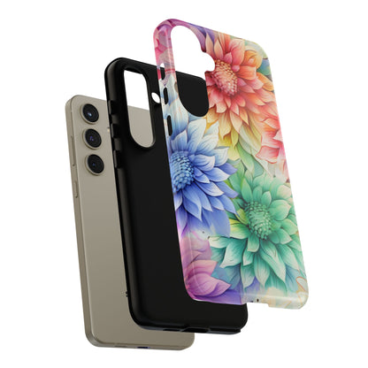Rainbow Bloom Mandala Floral Mobile Case