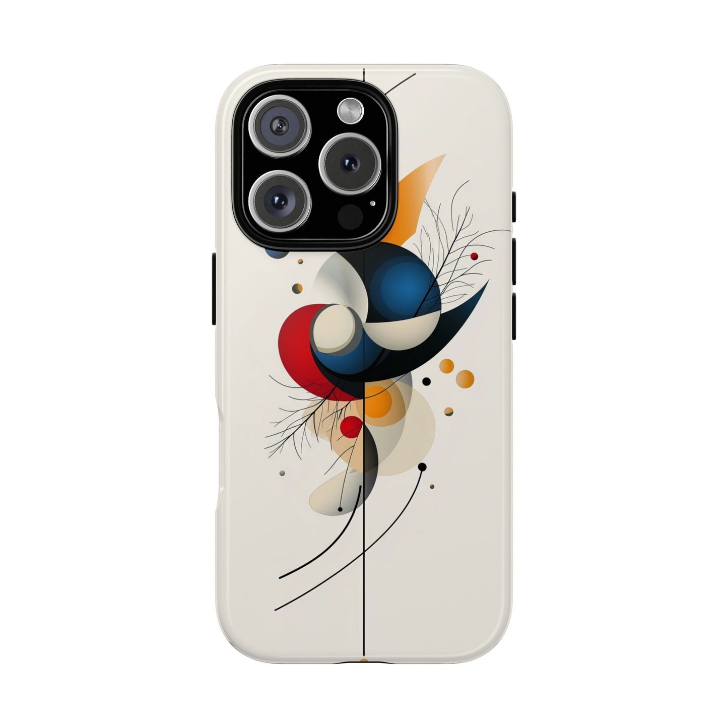 Celestial Balance – Abstract Geometric Phone Case for iPhone, Samsung & Pixel