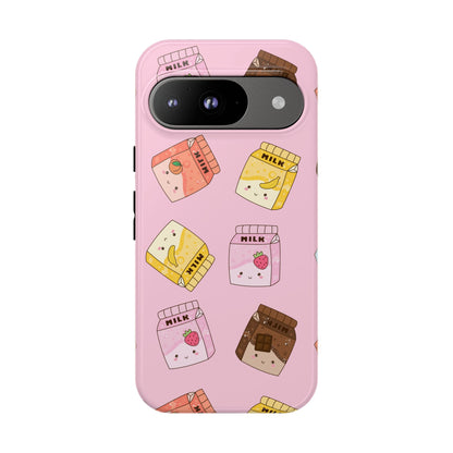 Kawaii Milk Carton Phone Case for iPhone, Google Pixel, Samsung
