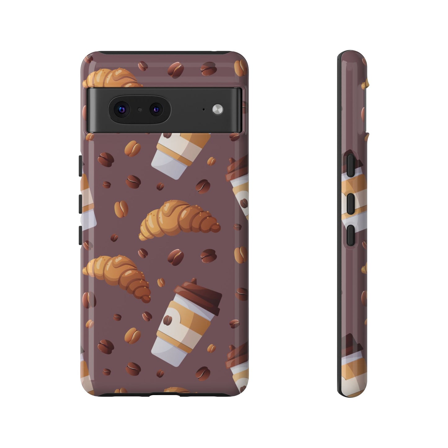 ]Kawaii Food Lover's Phone Case –Coffee Beans Phone Cover for iPhone, Google Pixel, Samsung