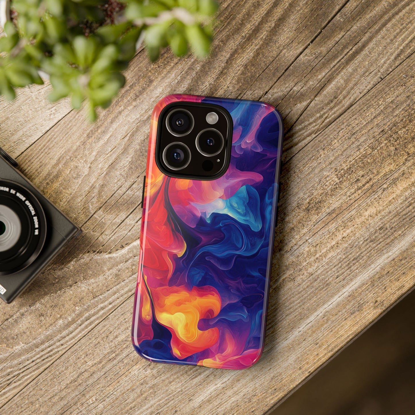 Cosmic Bloom – Abstract Vortex  Phone Case for iPhone, Samsung & Pixel