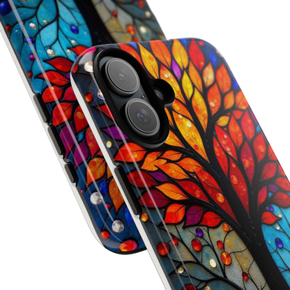 Stained Glass Tree: Vibrant Elegance for Your Case