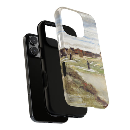 Van Gogh Village Painting Phone Case - iPhone, Samsung, Pixel - Art Print Cover, Gift for Art Lovers