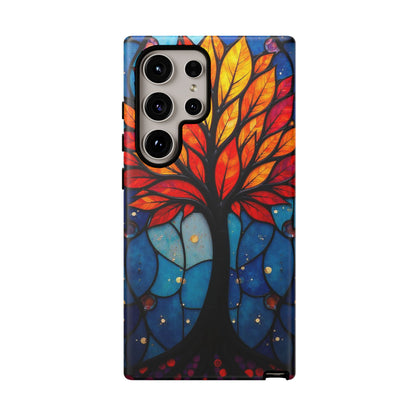 Stained Glass Tree: A Burst of Vibrant Elegance