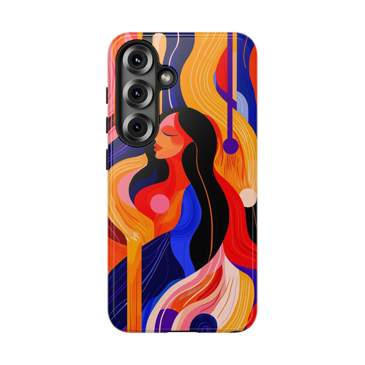 Muse in Motion – Abstract Goddess Phone Case for iPhone, Samsung & Pixel