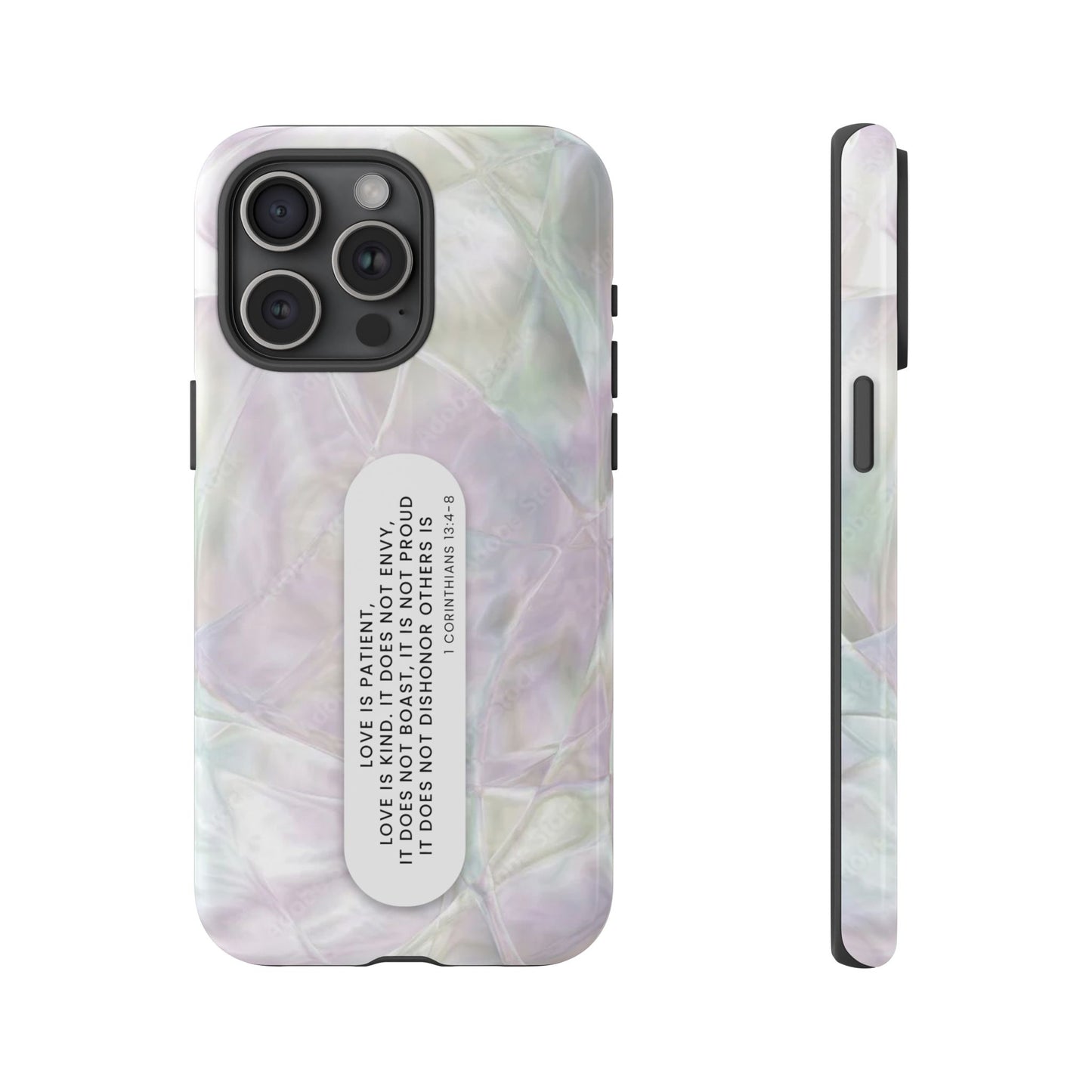 Customized Bible Verse Phone Case – Custom Christian Scripture Cover, Crystal Phone Case, Unique Gift for iPhone, Samsung  & Google Pixel – Protective & Stylish Cover"