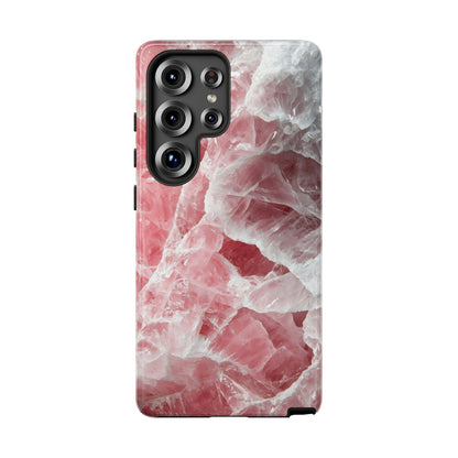 Rose Quartz Crystal Phone Case for iPhone, Samsung & Google Pixel