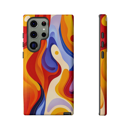 LavaFlow – Vivid Heatwave Abstract Phone Case for iPhone, Samsung & Pixel