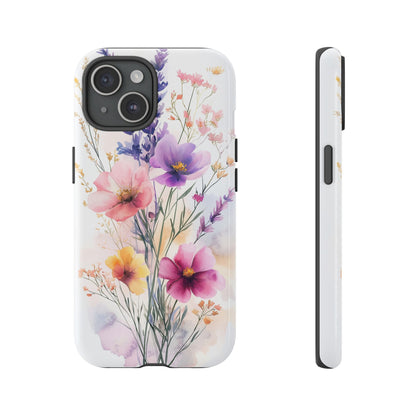 Blooming Meadow Watercolor Phone Case for iPhone, google Pixel & Samsung