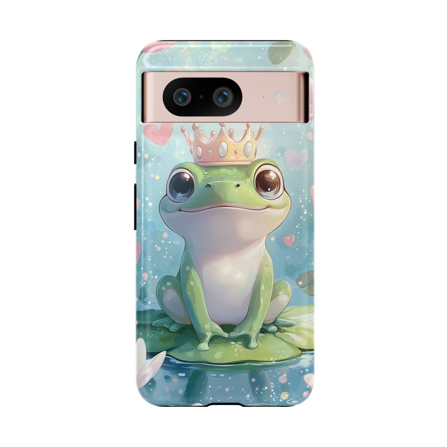 Royal Frog Phone Case – Cute Anime Aesthetic for iPhone, Google Pixel & Samsung