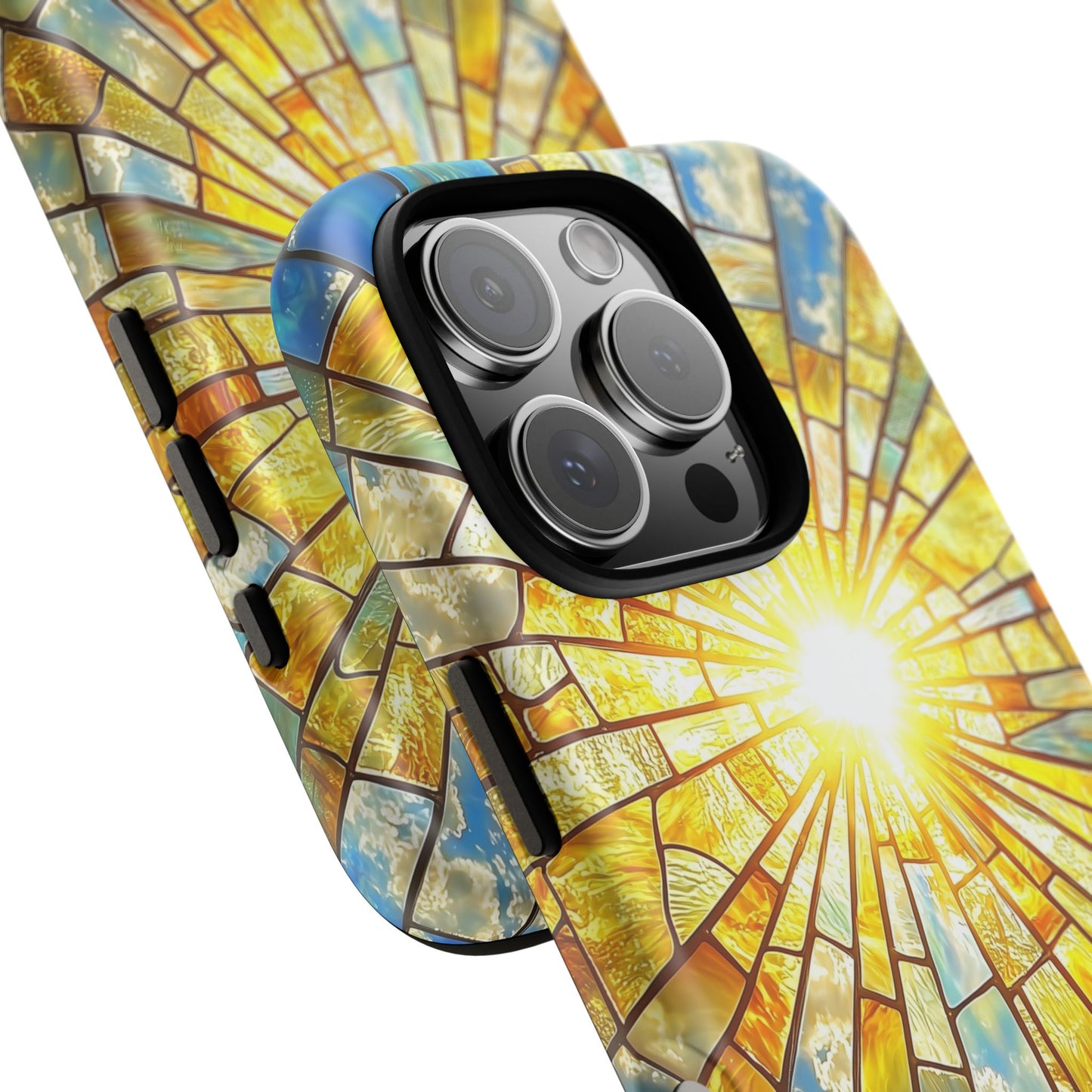 Heavenly Light – Radiant Sunburst Phone Case for iPhone, Samsung & Pixel