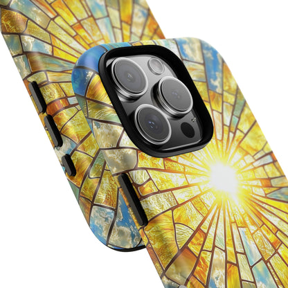 Heavenly Light – Radiant Sunburst Phone Case for iPhone, Samsung & Pixel