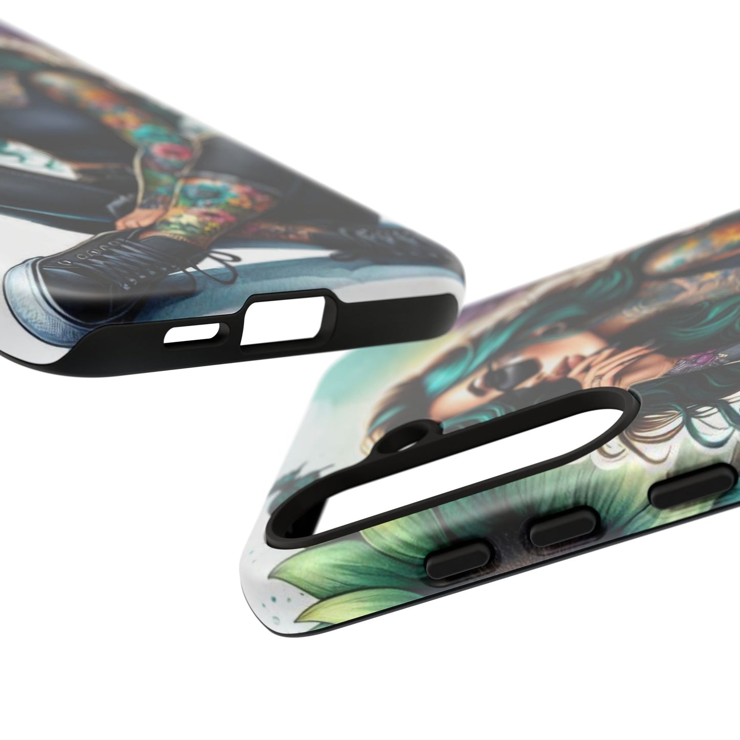 Urban Wildflower – Edgy Tattooed Beauty Mobile Cover