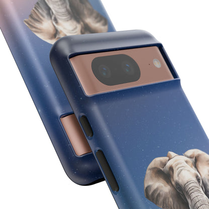 Celestial Elephant Mobile Cover – Dreamy Night Sky Aesthetic