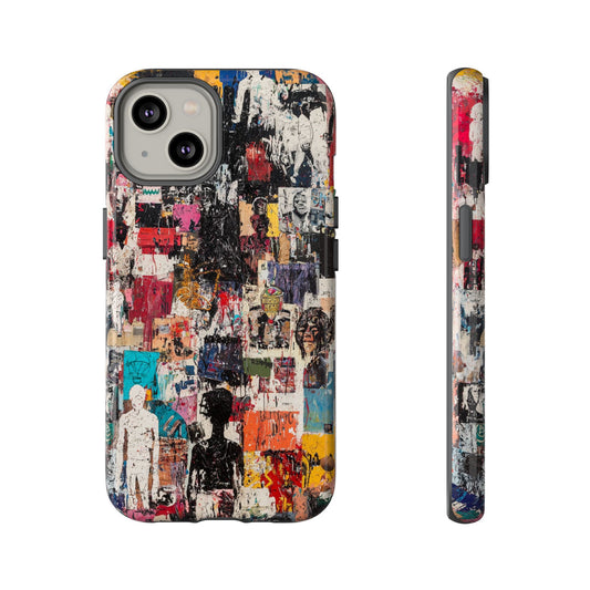 Graffiti Phone Case – Basquiat Street Art Design - iPhone, Samsung & Google Pixel Cover - Artistic Painting Case,  Art Lover Gift