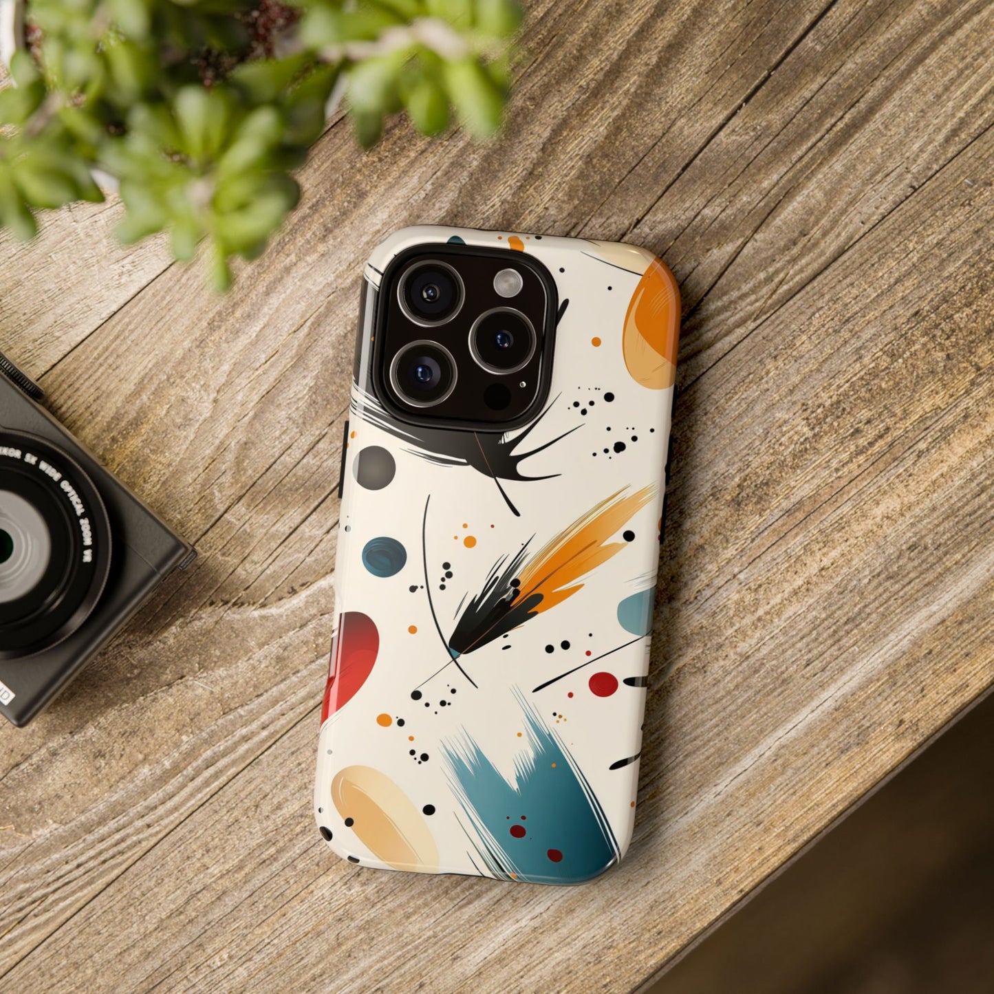 Feathered Motion Abstract Phone Case  for iPhone, Samsung & Pixel