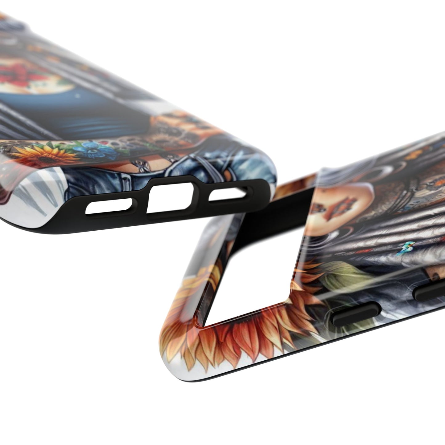 Sunflower Queen – Boho Rebel Tattoo Mobile Cover
