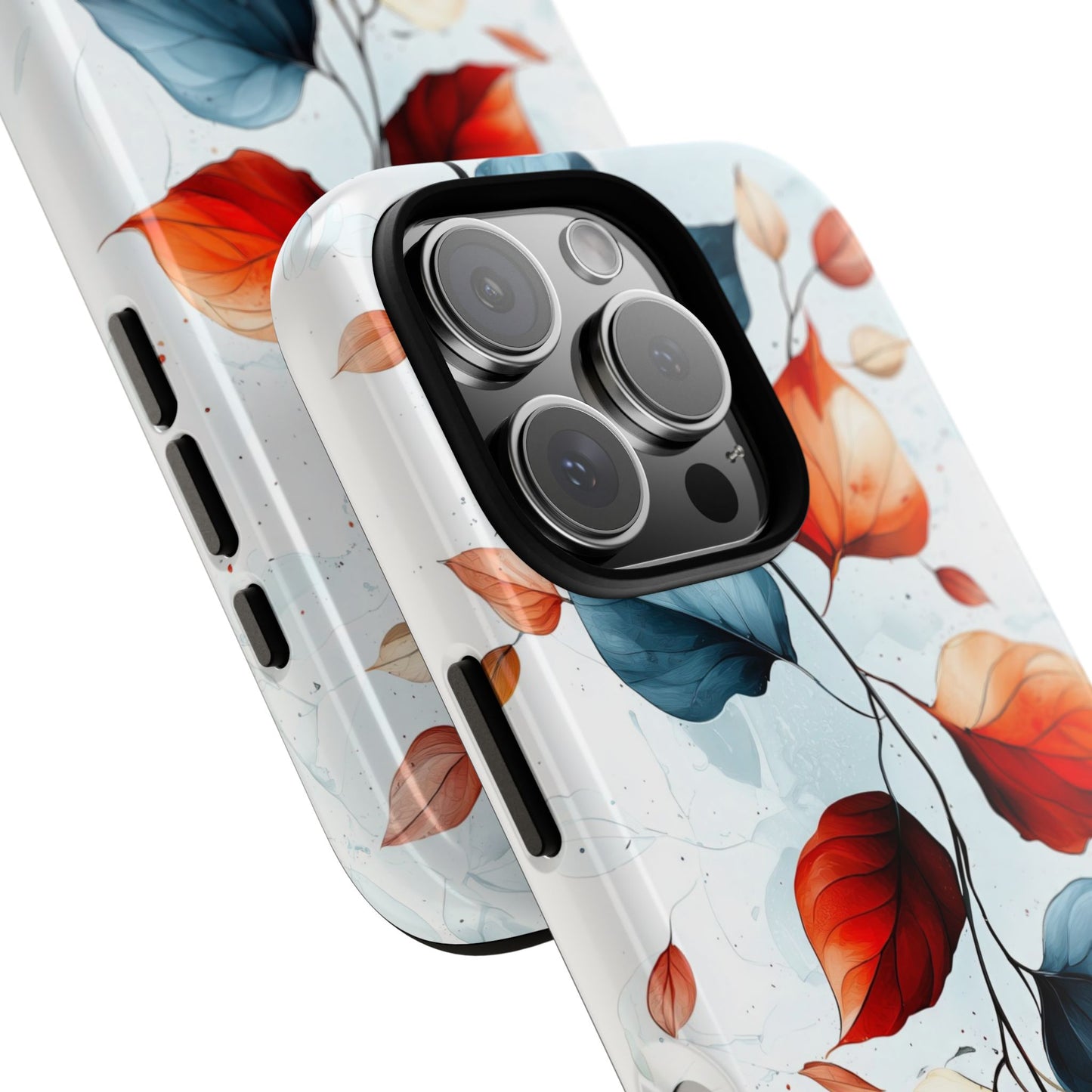 Crimson Drift | Minimalist Botanical Phone Case for iPhone, Pixel & Samsung