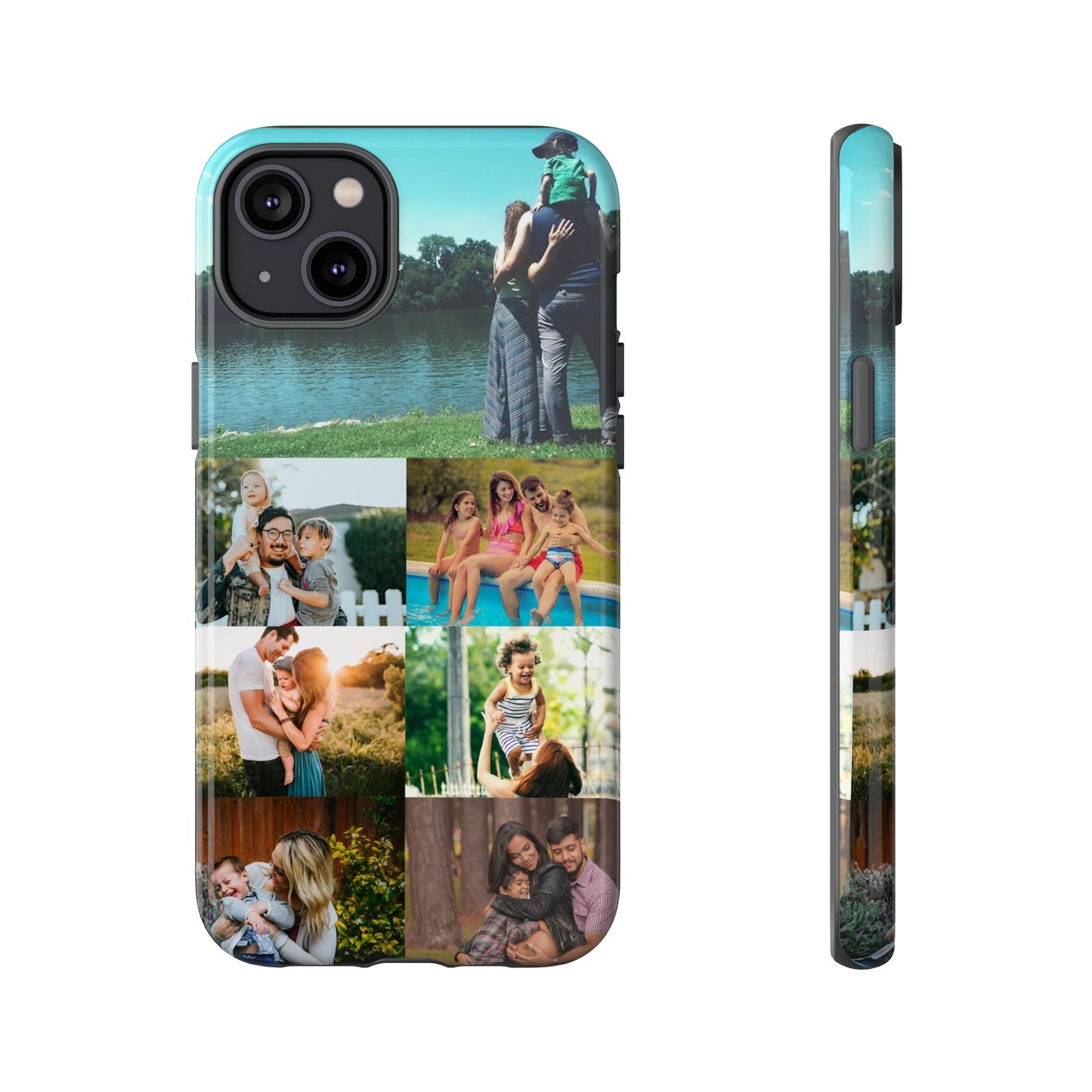 Personalised Custom Photo Collage Phone Case – Add Your Images/Loving Memory – Unique Gift for iPhone, Samsung  & Google Pixel – Protective & Stylish Cover, Couples Gift