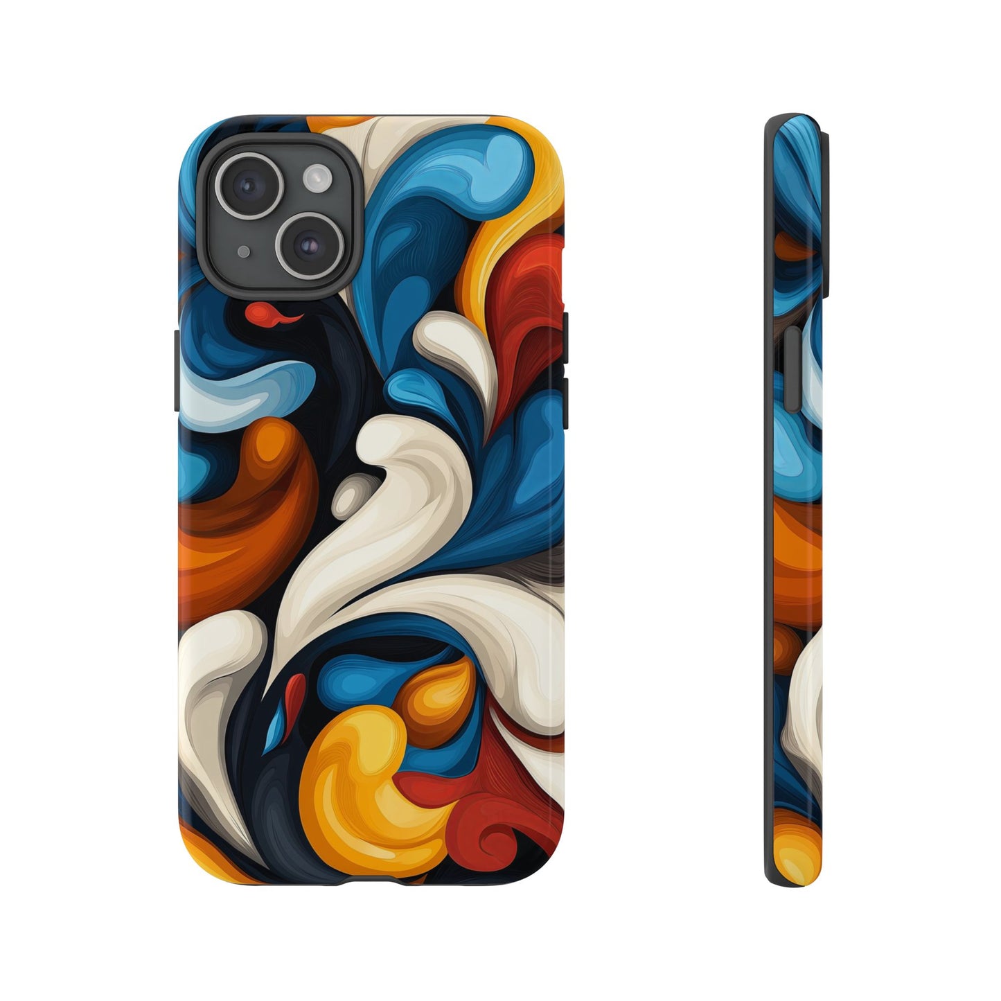 ColorSurge – Bold Fluid Abstract  Phone Case for iPhone, Samsung & Pixel